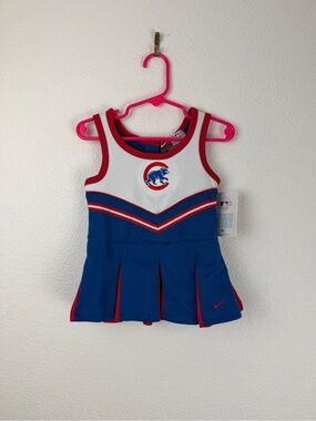 NWT Nike Chicago Cubs Toddler Dress Red White Blue 12m